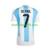 Tenue Argentine De Paul 7 Copa America Domicile 2024 Maillot de Foot